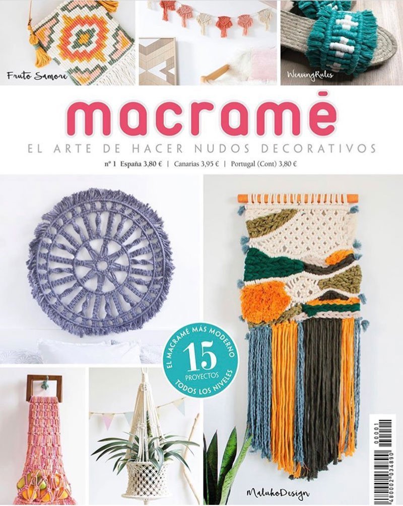 Revista Tricotar en casa - edicion especial Macramé