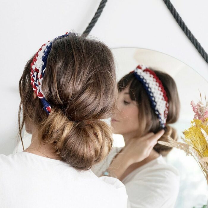 Diadema macramé